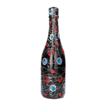 Plug Anale All Black Forma Bottiglia Champagne - Silicone Impermeabile